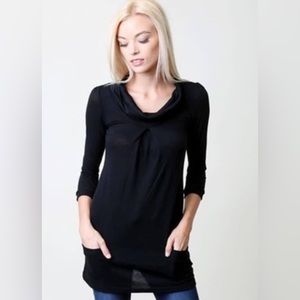 Black Drape Cowl Neck Sweater size S, M